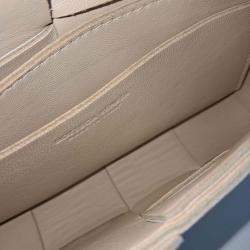 Pre Owned حقيبة خصر بوتيغا فينيتا كاسيت جلد بيج