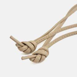 مملوكة مسبقًا حقيبة دلو بوتيغا فينيتا كاسيت جلد بيج