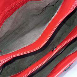 مملوكة مسبقًا Bottega Veneta Red Leather Mesh Roma Bag