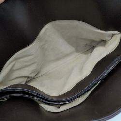 Pre Owned Bottega Veneta Brown Leather Mesh Tote Bag