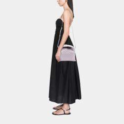 Pre Owned حقيبة ساتشل بوتيغا فينيتا هوب جلود العجل إنتريشياتو زهري صغير