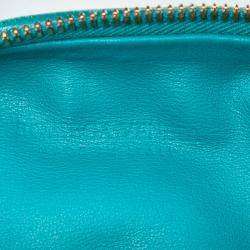 Pre Owned Bottega Veneta Blue Mini Nappa Intrecciato Jodie