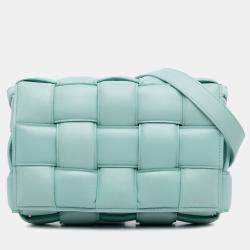 مملوكة مسبقًا حقيبة كروس بودي بوتيغا فينيتا كاسيت مبطنة نابا أزرق