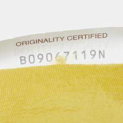 Pre Owned Bottega Veneta Yellow Nappa Maxi Intrecciato Cassette Tote