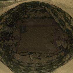 Pre Owned Bottega Veneta Green Canvas Intrecciato Tote