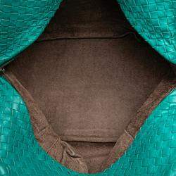 Pre Owned حقيبة كتف بوتيغا فينيتا مكعب إنترشياتو نابا زرقاء