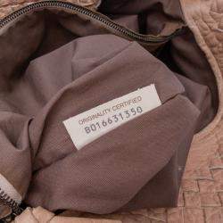 Pre Owned Bottega Veneta Brown Large Nappa Intrecciato Capri Tote