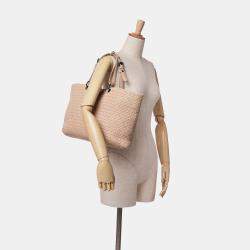 Pre Owned Bottega Veneta Brown Large Nappa Intrecciato Capri Tote