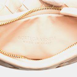 Pre Owned Bottega Veneta Pink Small Nappa Intrecciato Gemelli Hobo