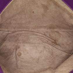 Pre Owned حقيبة بوتيغا فينيتا نابولي إنترتشياتو نابا بنفسجي