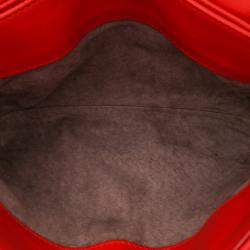 مملوكة مسبقًا Bottega Veneta Red Baby Nappa Intrecciato Olimpia Crossbody