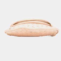 مملوكة مسبقًا Bottega Veneta Pink Small Nappa Intrecciato Gemelli Hobo