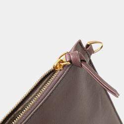 Pre Owned حقيبة يد بوتيغا فينيتا كابا إنترشيو جلد حمل وردية