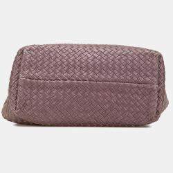 Pre Owned حقيبة يد بوتيغا فينيتا كابا إنترشيو جلد حمل وردية