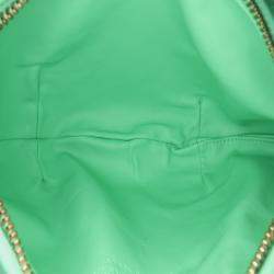 Pre Owned Bottega Veneta Green Mini Nappa Intrecciato Jodie