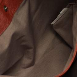 مملوكة مسبقًا حقيبة كلاتش بوتيغا فينيتا جلد انتريشياتو بني/بيج بسحاب