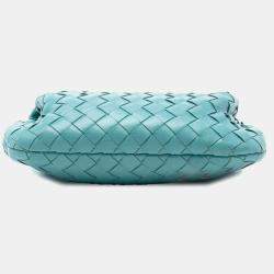 مملوكة مسبقًا حقيبة بوتيغا فينيتا جودي ناسيج نابا صغيرة زرقاء