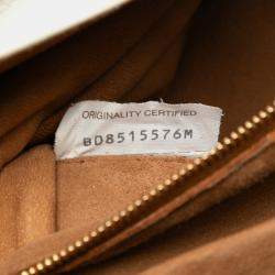 Pre Owned Bottega Veneta White Medium French Calfskin The Arco Tote