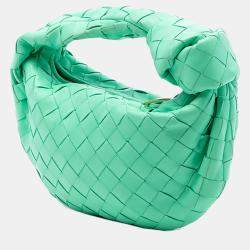 مملوكة مسبقًا حقيبة جودي صغيرة بوتيغا فينيتا إنتريشياتو نابا خضراء