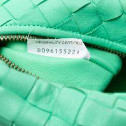 مملوكة مسبقًا حقيبة جودي صغيرة بوتيغا فينيتا إنتريشياتو نابا خضراء