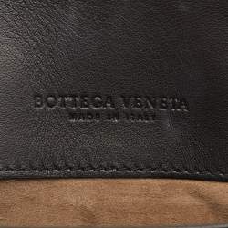 Pre Owned حقيبة كتف بوتيغا فينيتا جلد ثعبان بني تفاصيل إنترشياتو بقلاب 