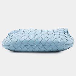 Pre Owned حقيبة جودي بوتيغا فينيتا ميني نابا انتريشياتو زرقاء