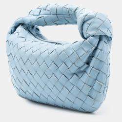 Pre Owned حقيبة جودي بوتيغا فينيتا ميني نابا انتريشياتو زرقاء