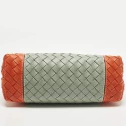 مملوكة مسبقًا حقيبة يد توتس بوتيغا فينيتا أنديامو جلدة إنتريتشياتو ثلاثية الألوان شرق-غرب