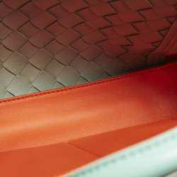 مملوكة مسبقًا حقيبة يد توتس بوتيغا فينيتا أنديامو جلدة إنتريتشياتو ثلاثية الألوان شرق-غرب