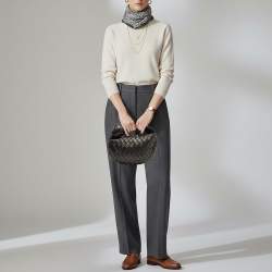 Pre Owned Bottega Veneta Jodie Mini Black Intrecciato Leather Hobo