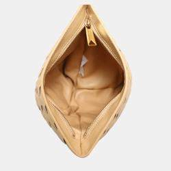 مملوكة مسبقًا Bottega Veneta Beige Leather Intrecciato Twist Bag