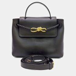 مملوكة مسبقًا Bottega Veneta Black Leather Chao Chao Bag Small