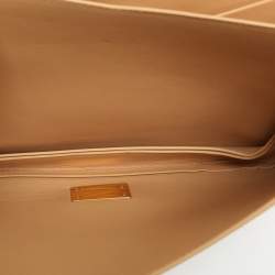 مملوكة مسبقًا Bottega Veneta Mount Large Beige Leather Crossbody Bag