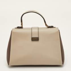 مملوكة مسبقًا Bottega Veneta Piazza Small Multicolor Leather Flap Top Handle Bag