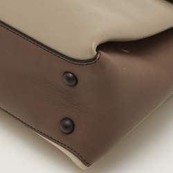 مملوكة مسبقًا Bottega Veneta Piazza Small Multicolor Leather Flap Top Handle Bag