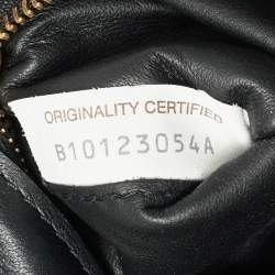 مملوكة مسبقًا حقيبة كروس بودي بوتيغا فينيتا مبطنة كاسيت جلد متشابك أسود