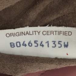 Pre Owned Bottega Veneta Olimpia Medium Pink Intrecciato Leather Shoulder Bag