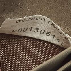 مملوكة مسبقًا Bottega Veneta Grey Intrecciato Leather Card Holder