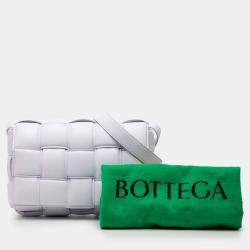 Pre Owned Bottega Veneta Purple Nappa Intrecciato Padded Cassette Crossbody