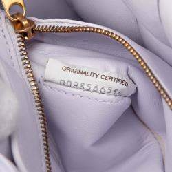 Pre Owned Bottega Veneta Purple Nappa Intrecciato Padded Cassette Crossbody