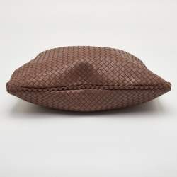 مملوكة مسبقًا Bottega Veneta Large Brown Intrecciato Leather Veneta Hobo