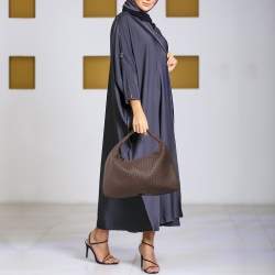 مملوكة مسبقًا Bottega Veneta Large Brown Intrecciato Leather Veneta Hobo