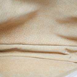 Pre Owned حقيبة كتف بوتيغا فينيتا جلد إنتريشياتو بيضاء