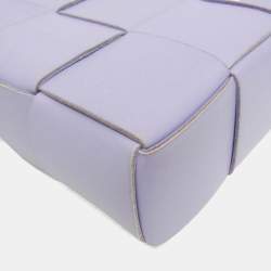 مملوكة مسبقًا Bottega Veneta Mini Cassette Leather Tote Bag Purple