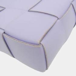 مملوكة مسبقًا Bottega Veneta Mini Cassette Leather Tote Bag Purple