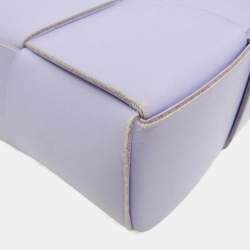 مملوكة مسبقًا Bottega Veneta Mini Cassette Leather Tote Bag Purple