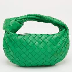 Pre Owned حقيبة هوبو بوتيغا فينيتا جودي ميني جلد إنتريشياتو أخضر