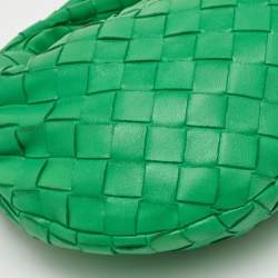 Pre Owned حقيبة هوبو بوتيغا فينيتا جودي ميني جلد إنتريشياتو أخضر