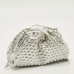 Pre Owned حقيبة بوتيغا فينيتا جلد أخضر صغيرة ذا باوتش