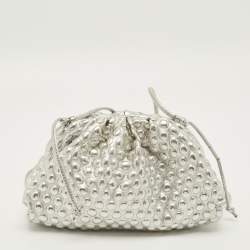 Pre Owned حقيبة بوتيغا فينيتا جلد أخضر صغيرة ذا باوتش